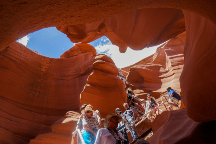 Lower Antelope Canyon Stairs