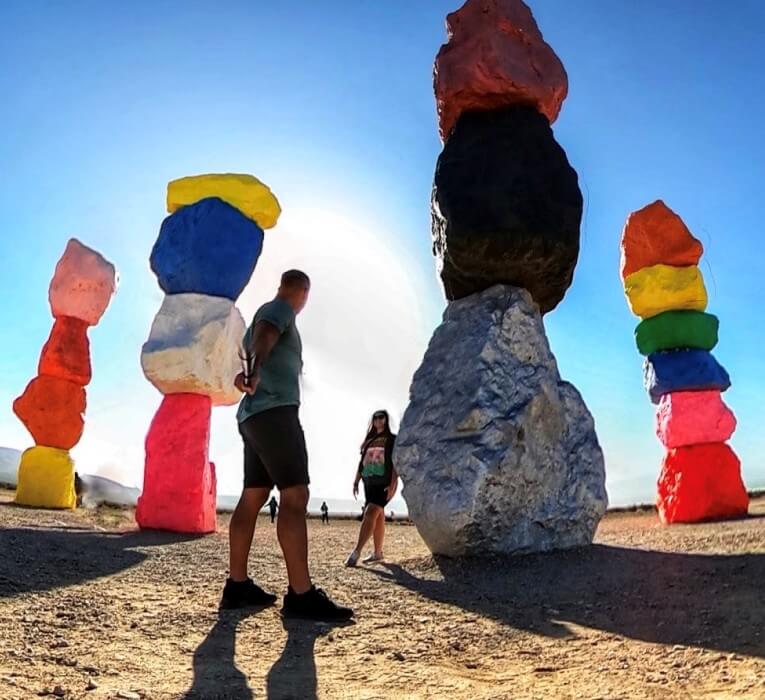 Photoshoot at Seven Magic Mountains