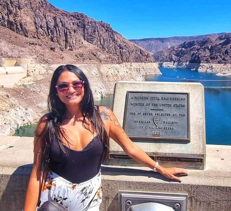 Hoover Dam with Lake Mead in Background