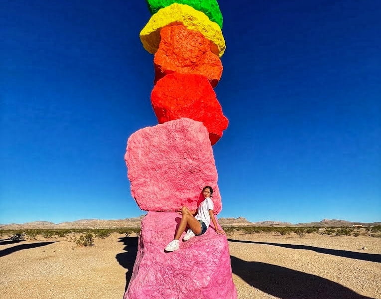 Women Sitting On Seven Magic Mountains