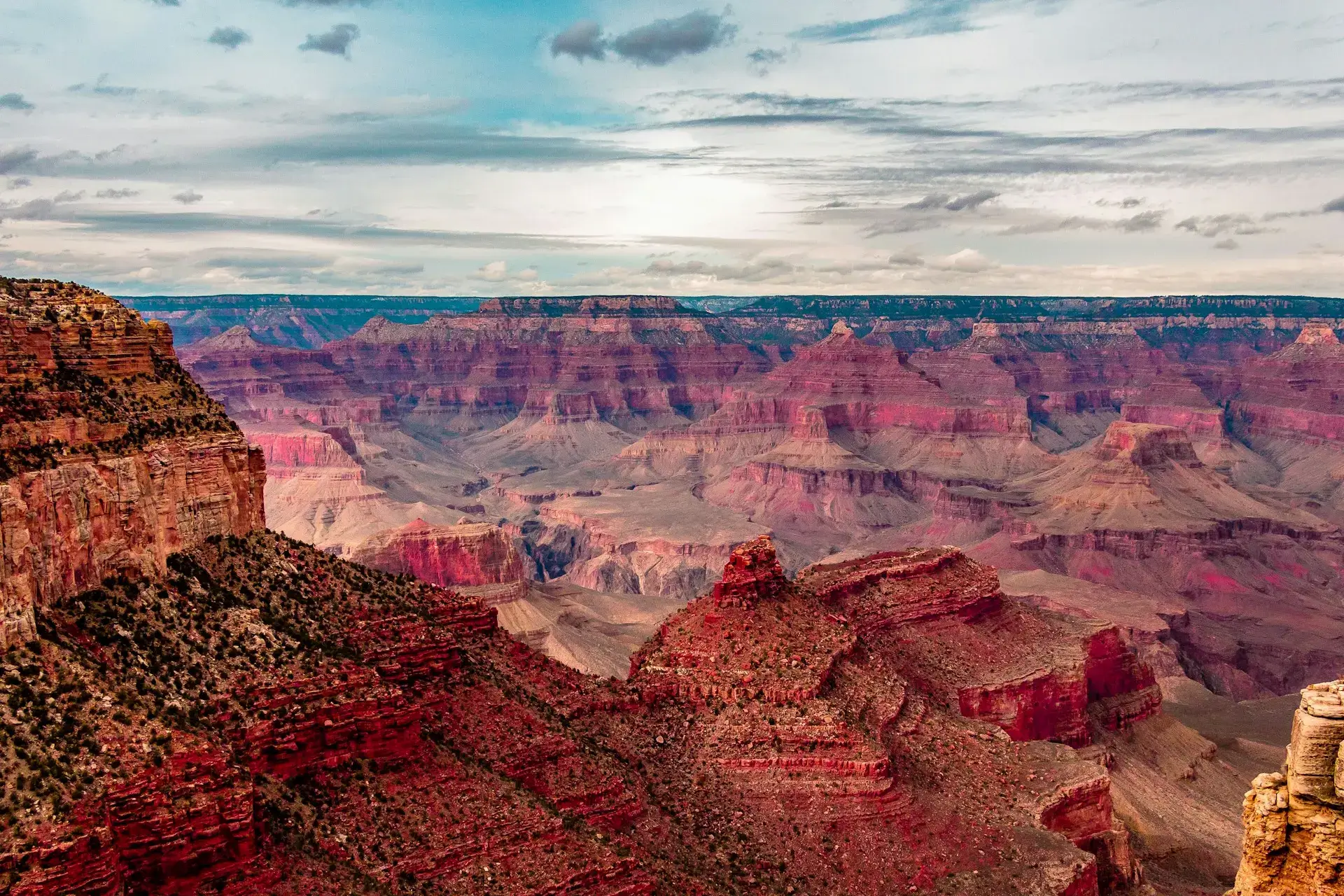 Stunning view of Grand Canyon. Its a must visit place and you are sure to get goosebumps when you see this first time.